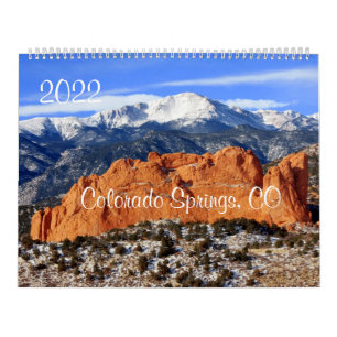 Pikes Peak Mountain, Colorado Springs, CO Kalender