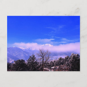 Pikes Peak Mountain, Colorado Springs, CO Postkarte
