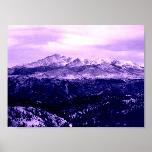 Pikes Peak Mountain Poster (Vorne)