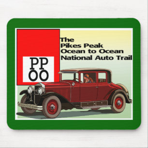 Pikes Peak Ocean to Ocean Auto Trail Mousepad