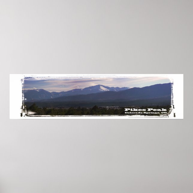 Pikes Peak Panorama Poster (Vorne)