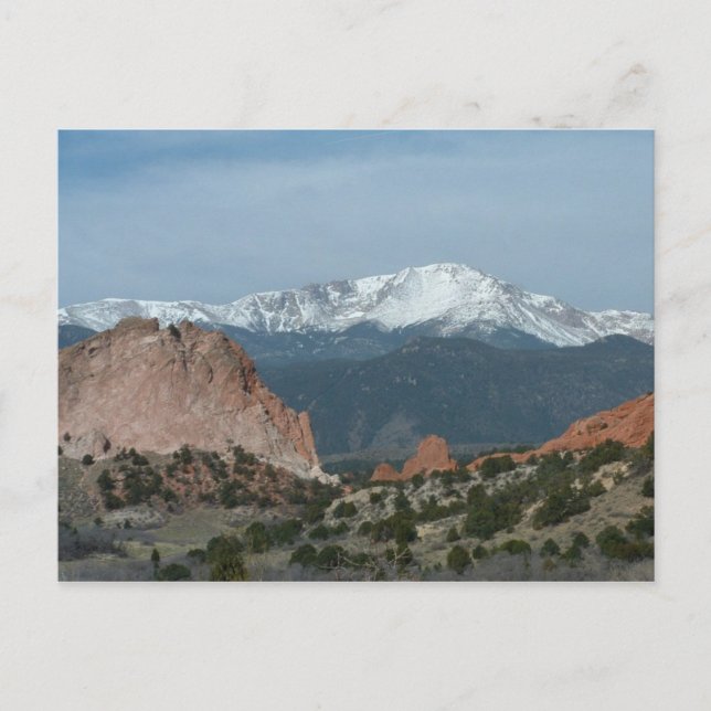 Pikes Peak Postcard Postkarte (Vorderseite)