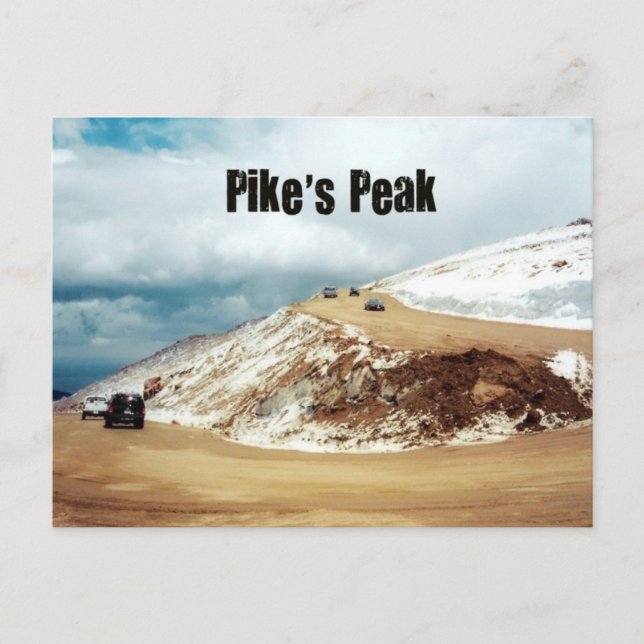 Pike's Peak Postkarte (Vorderseite)