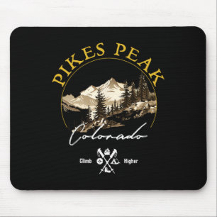 Pikes Peak Retro Vintage Bekleidung - Pikes Peak S Mousepad