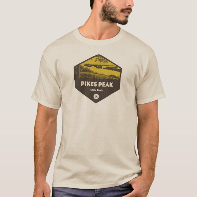 Pikes Peak Staat Park Iowa T-Shirt (Vorderseite)