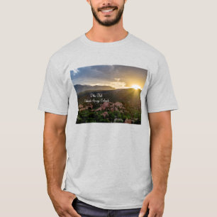 Pikes Peak Sunset Haze Men's T - Shirt