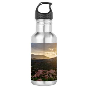 Pikes Peak Sunset Haze Water Flasche Edelstahlflasche