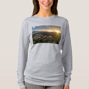 Pikes Peak Sunset Haze Women's Long Sleeve T - Shi T-Shirt