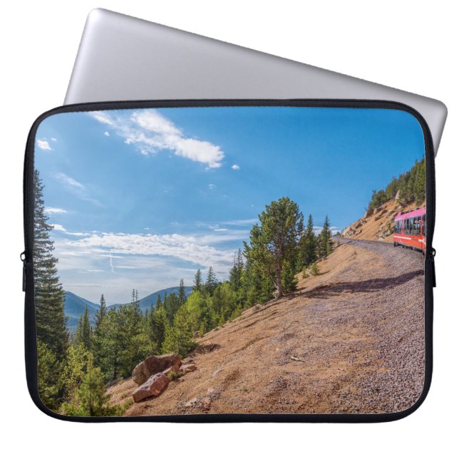 Pikes Peak Train Ride Laptop Sleeve Case (Vorderseite)