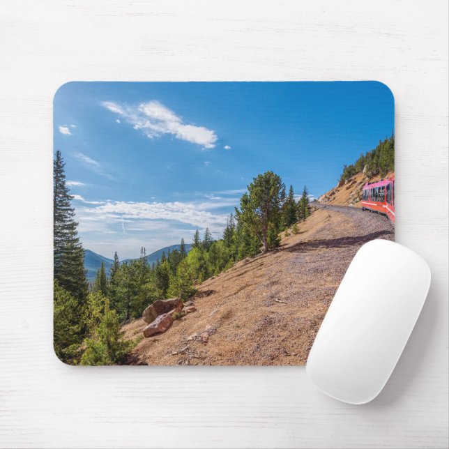 Pikes Peak Train Ride Mousepad (Mit Mouse)