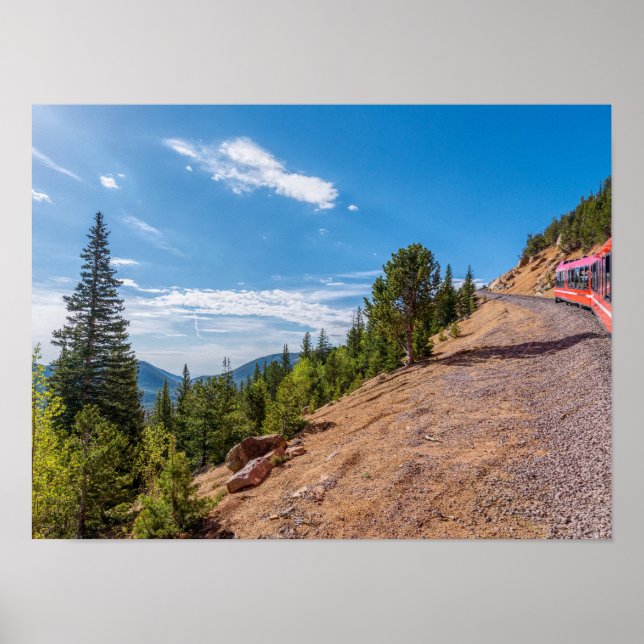 Pikes Peak Train Ride Poster (Vorne)