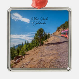 Pikes Peak Train Ride Premium Ornament Aus Metall
