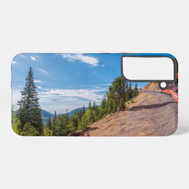 Pikes Peak Train Ride Samsung Handy Fall Galaxy Hülle (Rückseite (Horizontal))