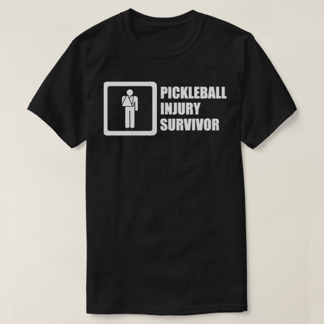 Pikleball Injury Survivor T-Shirt (Design vorne)