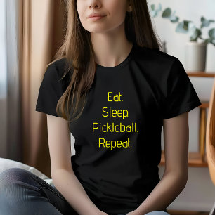 Pikleball Lover's Dream: Geschenke für ihr Gelb T-Shirt