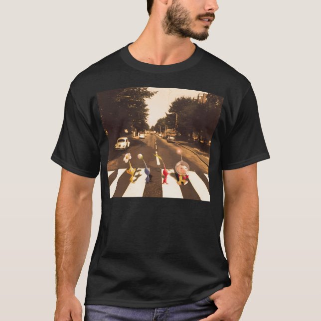 Pikmin Abby Road T-Shirt (Vorderseite)
