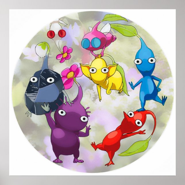Pikmin Fanart Poster (Vorne)