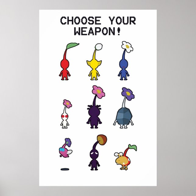 Pikmin Fauna Poster (Vorne)
