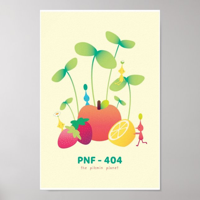 Pikmin Planet Poster (Vorne)