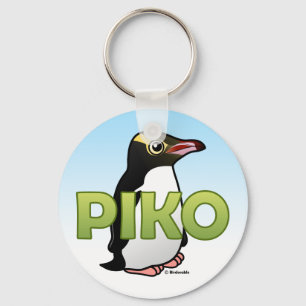 Piko der gelb-mit Augen Pinguin Schlüsselanhänger