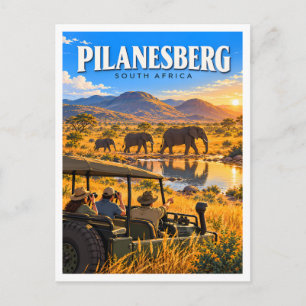Pilanesberg-Nationalpark Sun City Südafrika Postkarte
