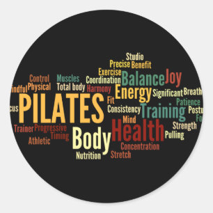 PILATES Aufkleber