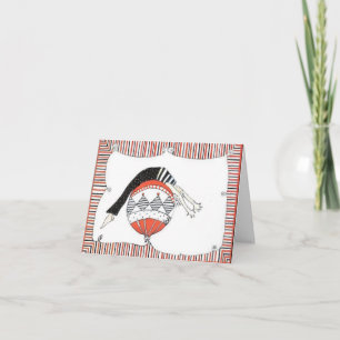 Pilates Balanced Holiday Feiertagskarte