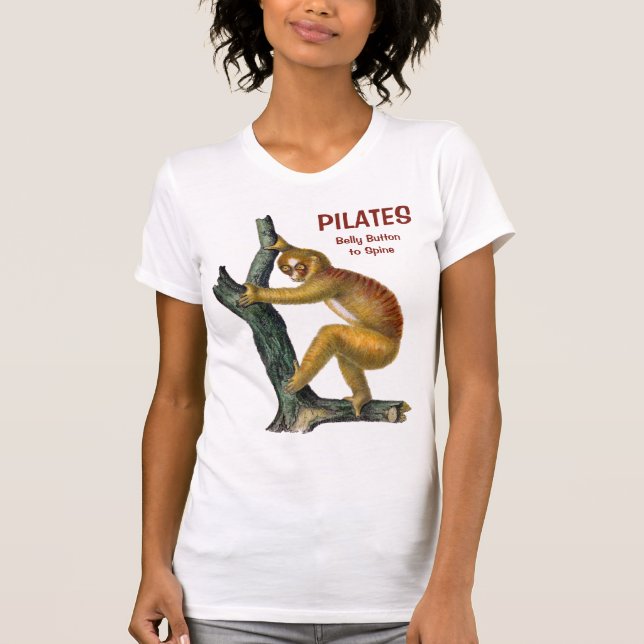 PILATES! Bauchnabel zum Dorn-T - Shirt (Vorderseite)