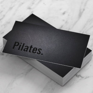 Pilates Beruflicher, fett formatierter Text Minima Visitenkarte