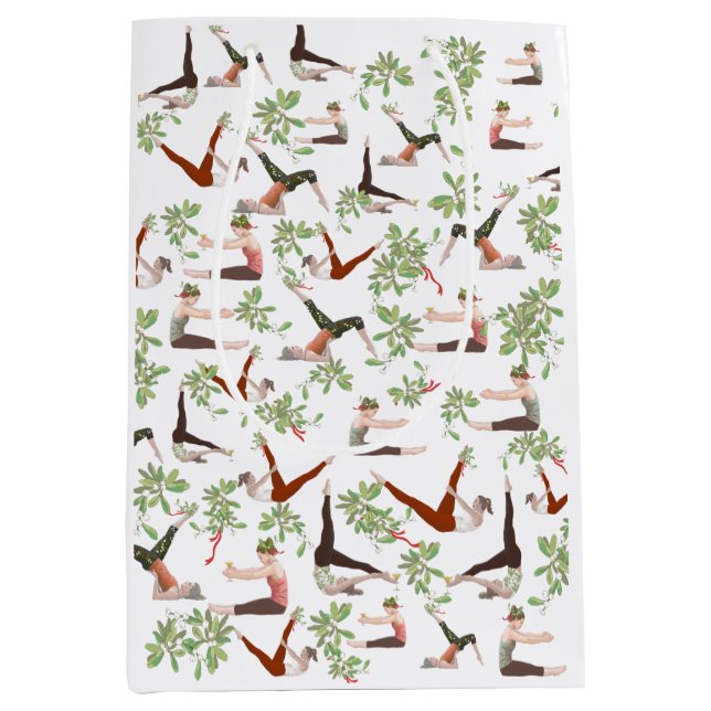 Pilates Christmas Geschenktasche Mittlere Geschenktüte (Vorderseite)