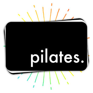 Pilates. (Farbanpassbar) Visitenkarte
