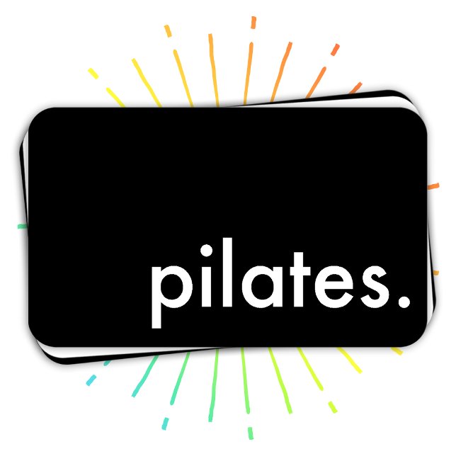 Pilates. (Farbanpassbar) Visitenkarte (Von Creator hochgeladen)