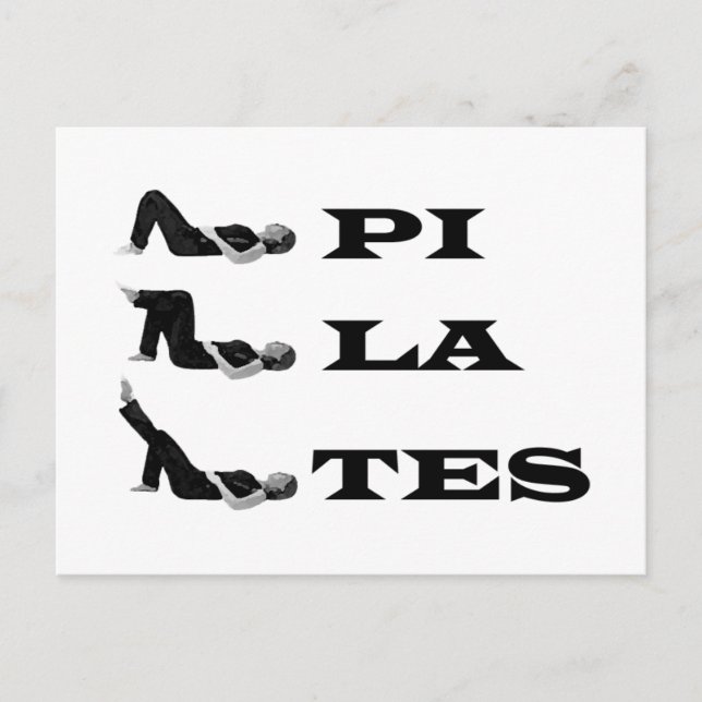Pilates Figuren! Postkarte (Vorderseite)