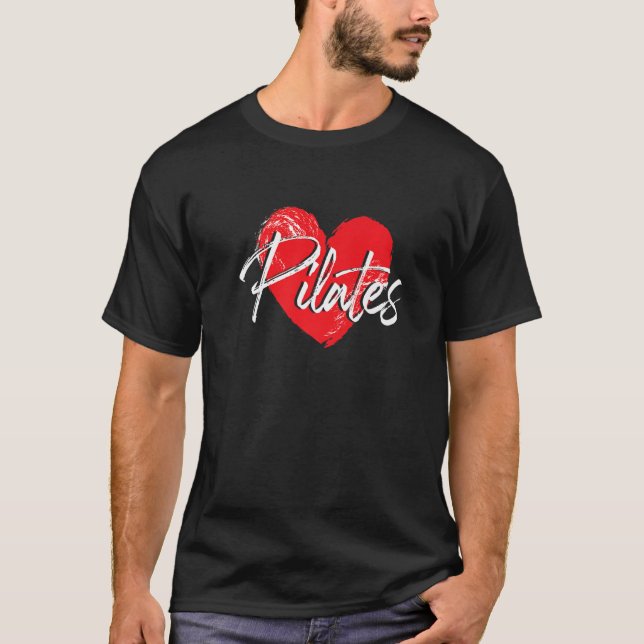Pilates Fitness Instructor Health Coach Workout T-Shirt (Vorderseite)