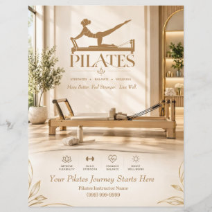 Pilates-Flyer Flyer