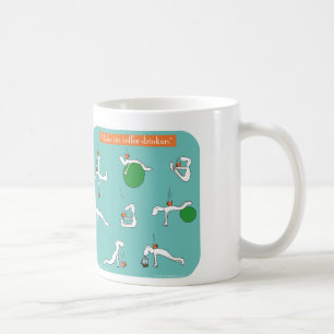 pilates für Kaffeeliebhaber Tasse