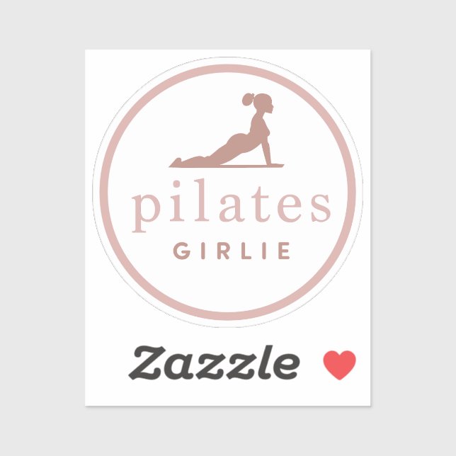 Pilates Girlie Aufkleber (Blatt)