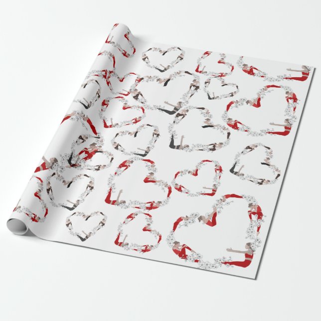 Pilates Heart  Geschenkpapier (Ungerollt)