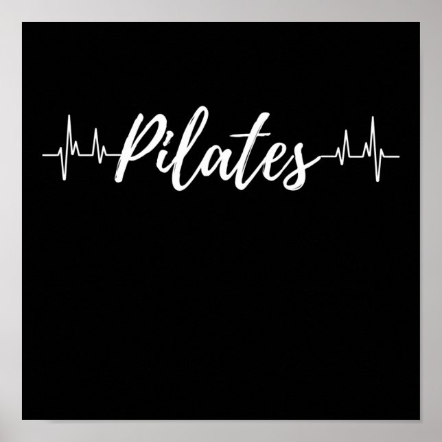 Pilates Heartbeat Poster (Vorne)