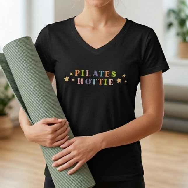 Pilates Hottie Workout T - Shirt (Pilates Hottie Tshirt)