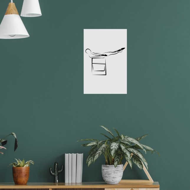 Pilates Hundred Pose - Wunda-Vorsitzende Poster (Wohnzimmer 1)