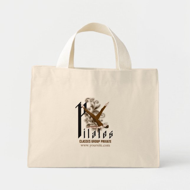 Pilates II - Druckbeutel Mini Stoffbeutel (Vorne)