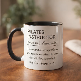 Pilates Instructor Definition Tasse