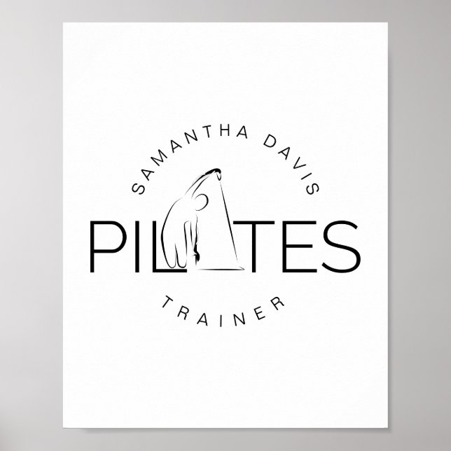 Pilates Instructor Pilates Trainer Poster (Vorne)