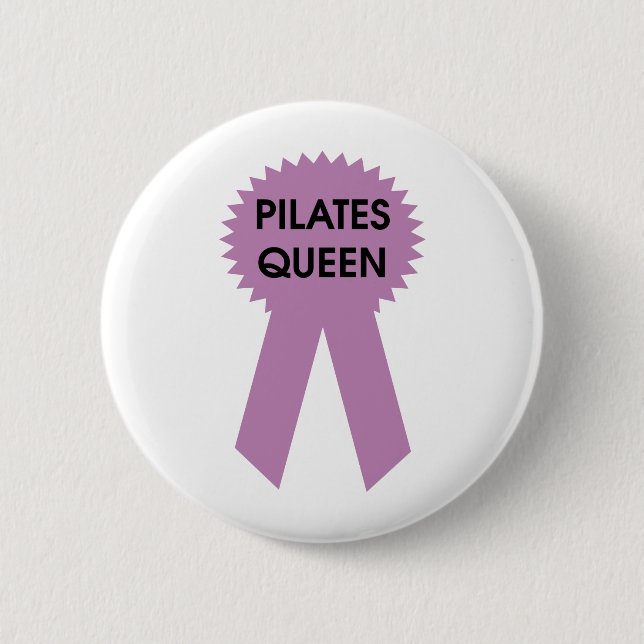 Pilates Königin Button (Vorderseite)