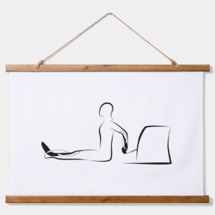 Pilates Lange Rückenarme - Wunda Chair Wandteppich Mit Holzrahmen