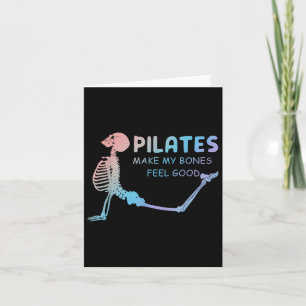 Pilates Lässt Meine Knochen Sich Gut Fühlen Skelet Karte