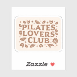 Pilates Liebhaber der Club-Ästhetik Aufkleber