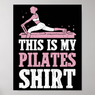 Pilates Liebhaber Frauen Pilates Contrology Yoga  Poster