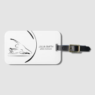 Pilates Meerjungfrau Pose auf dem Reformer Gepäckanhänger